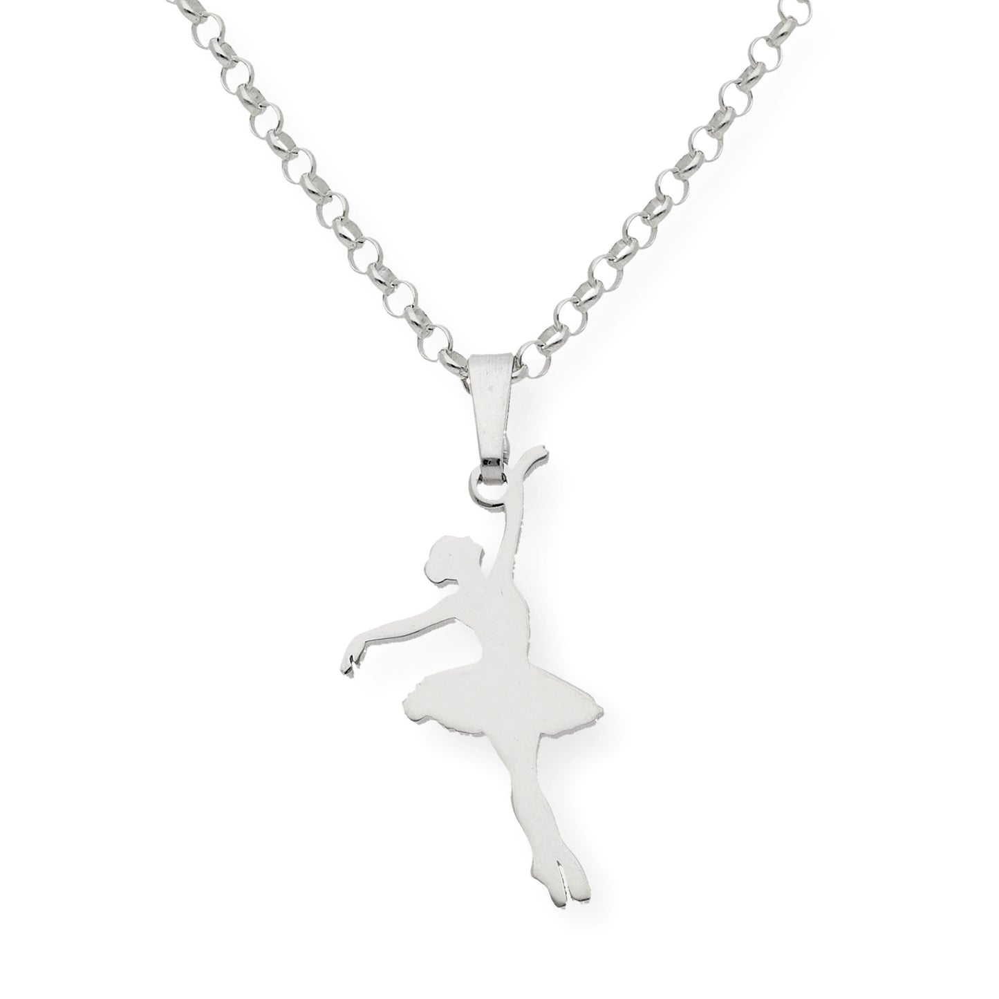 Colgante Bailarina en Plata de Ley 925
