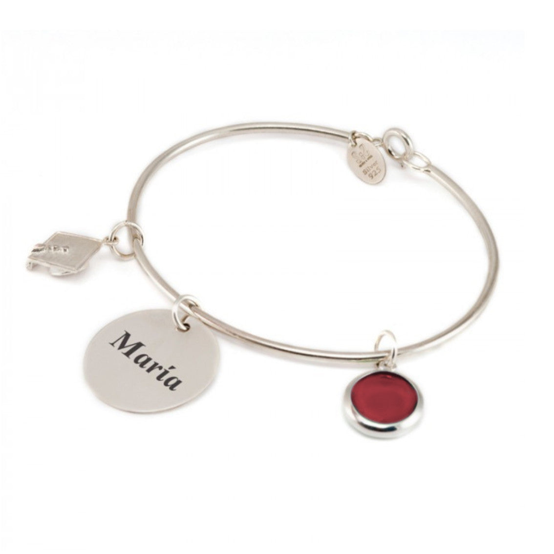 Pulsera rígida stone Graduación