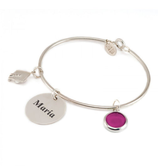 Pulsera rígida stone Graduación