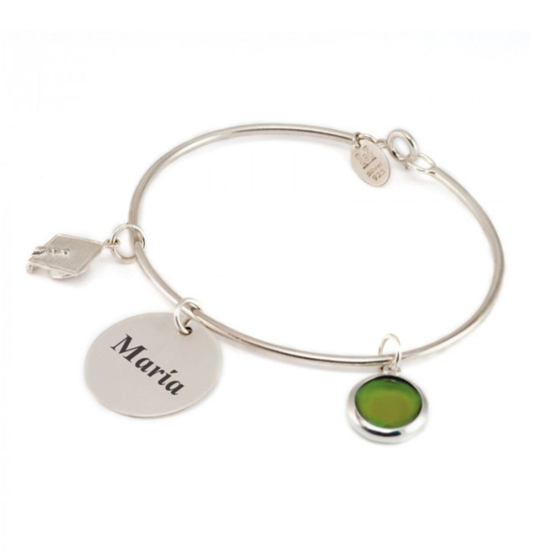 Pulsera rígida stone Graduación