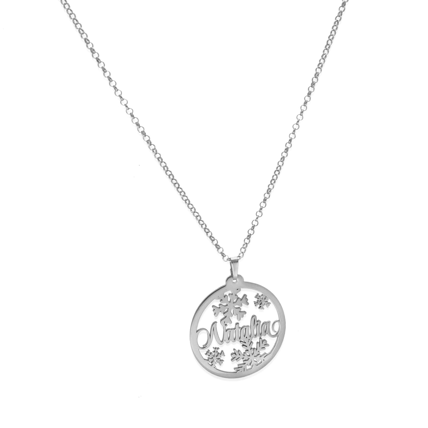 Colgante Bola de Navidad en Plata de Ley 925