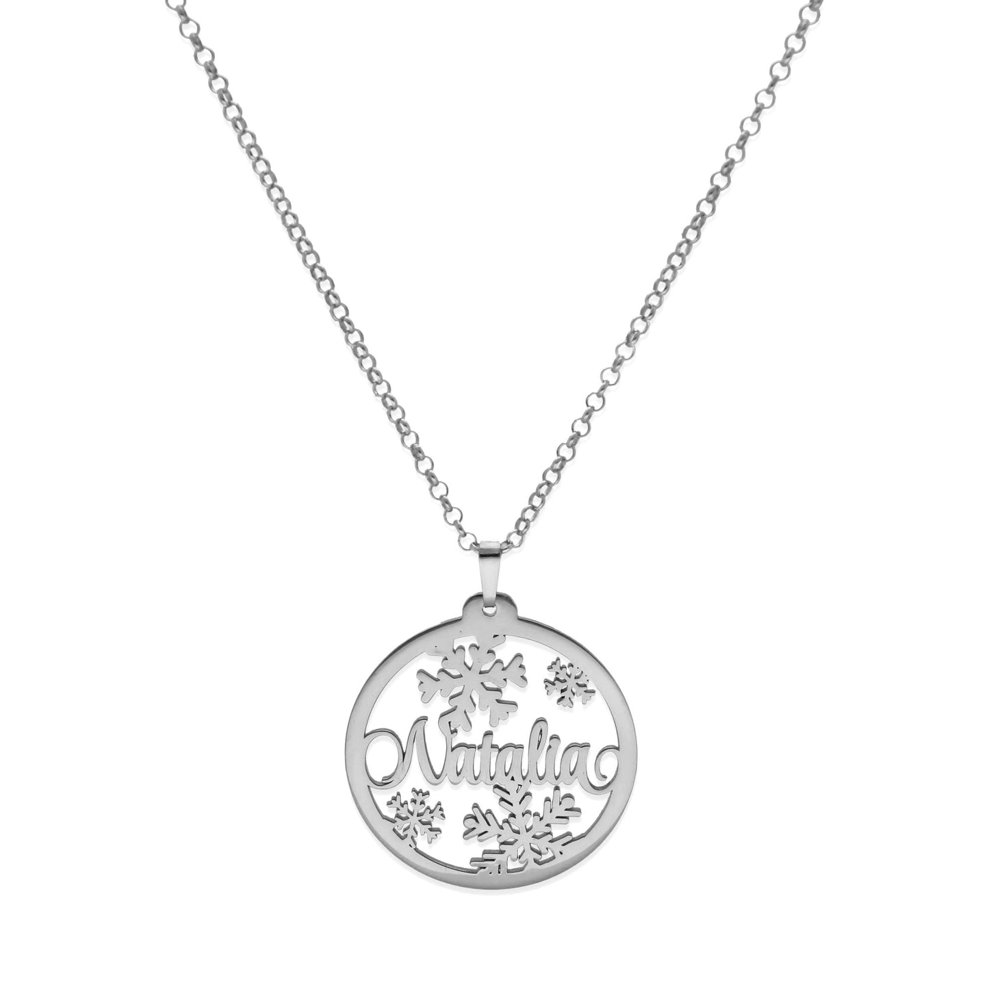 Colgante Bola de Navidad en Plata de Ley 925