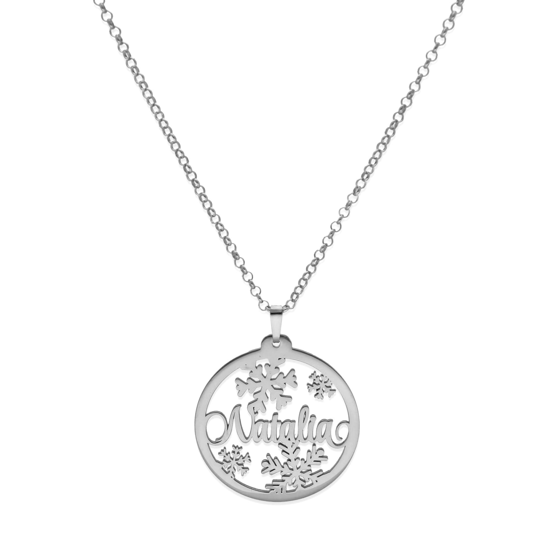 Colgante Bola de Navidad en Plata de Ley 925