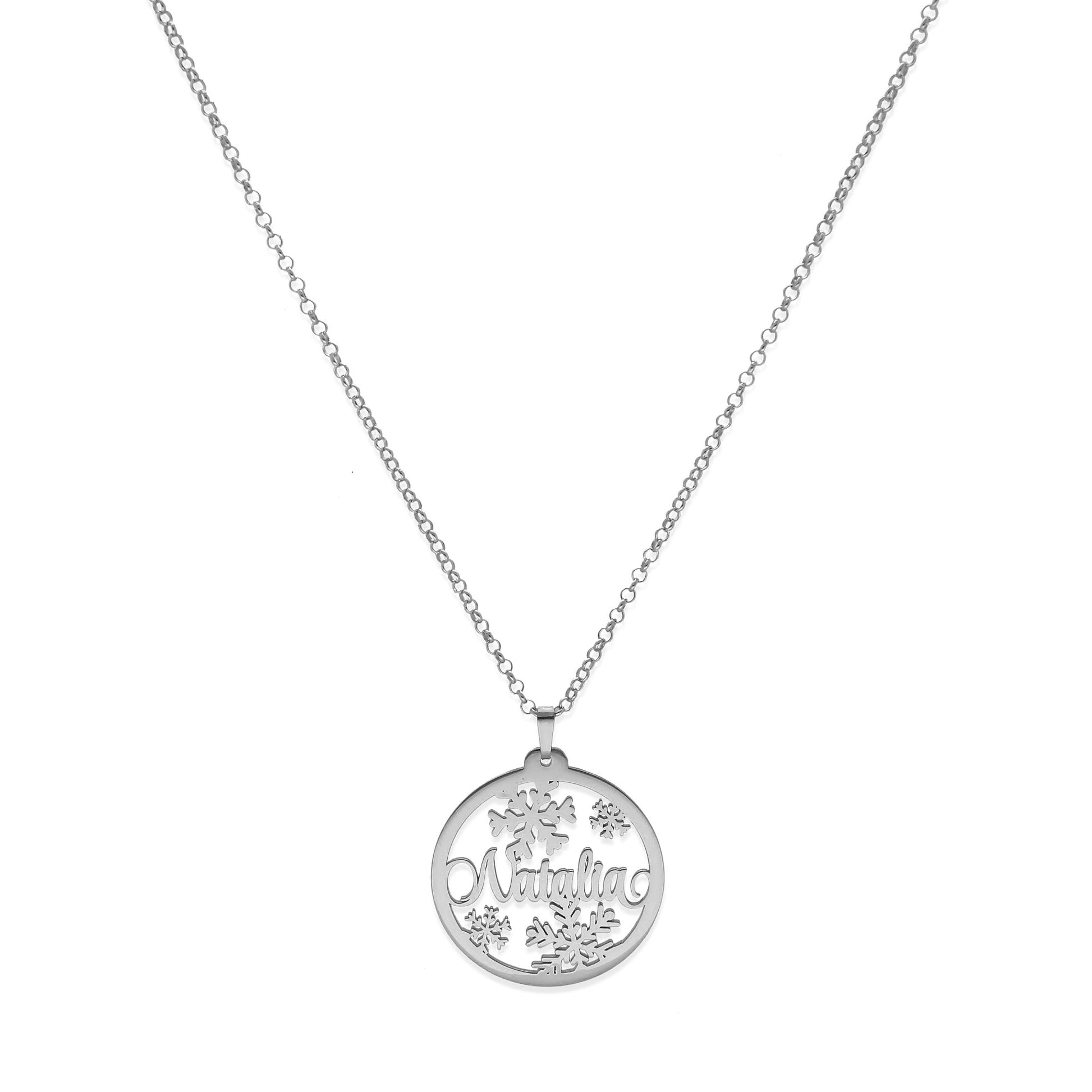 Colgante Bola de Navidad en Plata de Ley 925 y baño Oro 18k