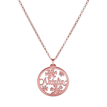 Colgante Bola de Navidad en Plata de Ley 925 y baño Oro 18k