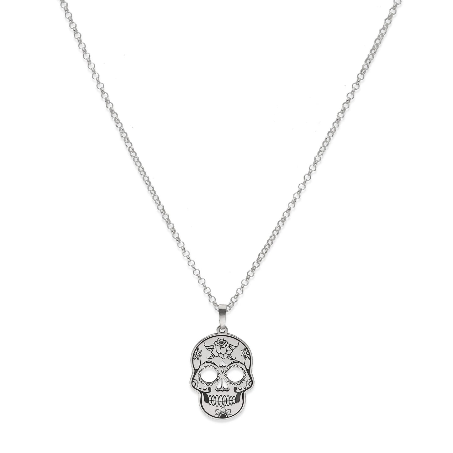 Colgante Calavera Mexicana en Plata de Ley 925