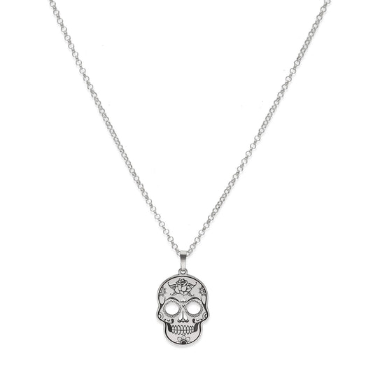 Colgante Calavera Mexicana en Plata de Ley 925