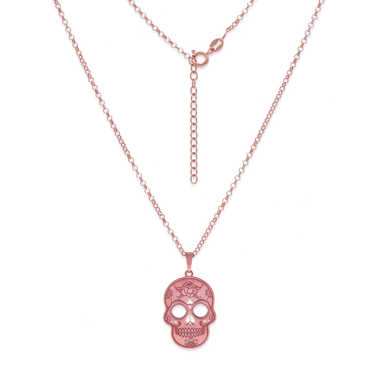 Colgante Calavera Mexicana en Plata de Ley 925