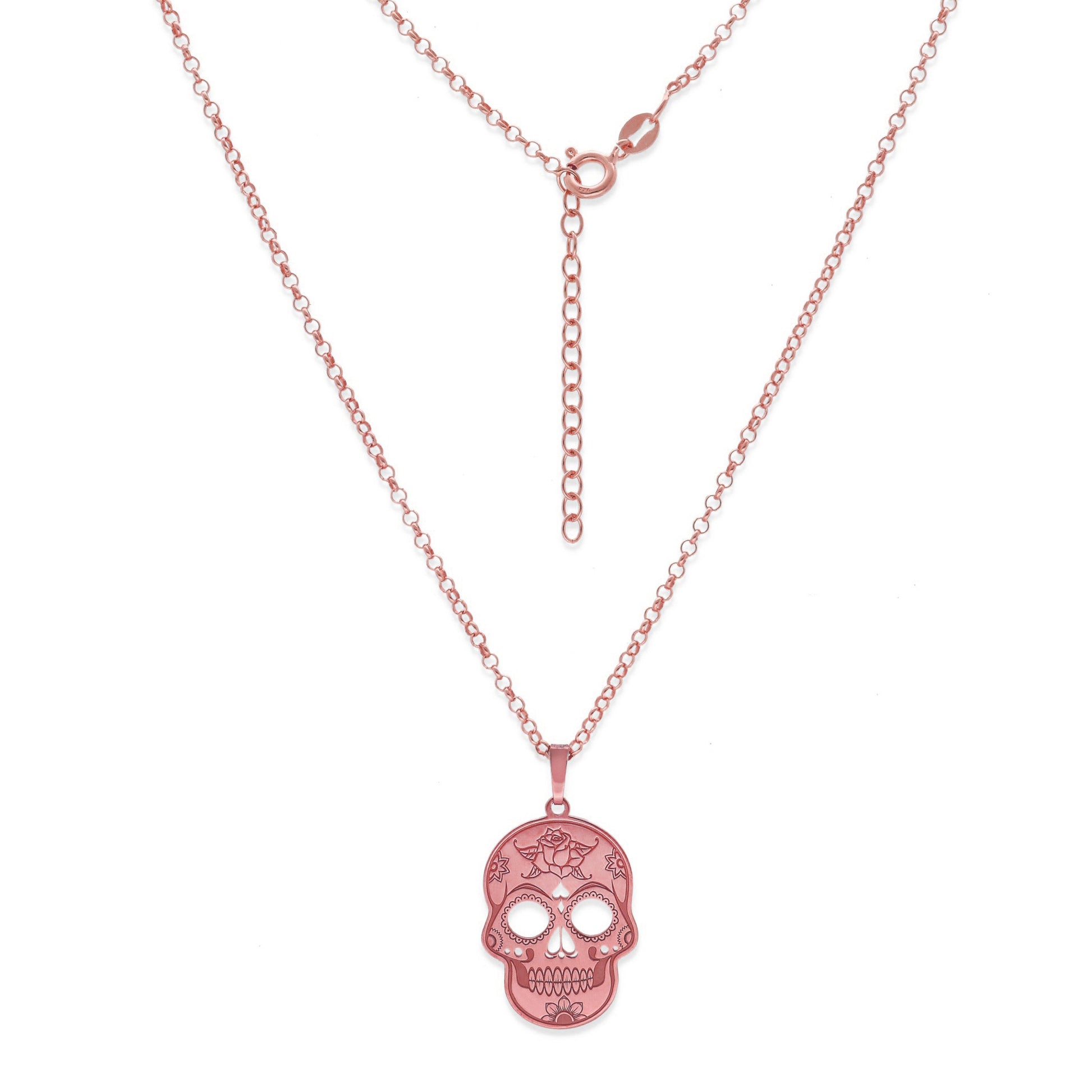 Colgante Calavera Mexicana en Plata de Ley 925