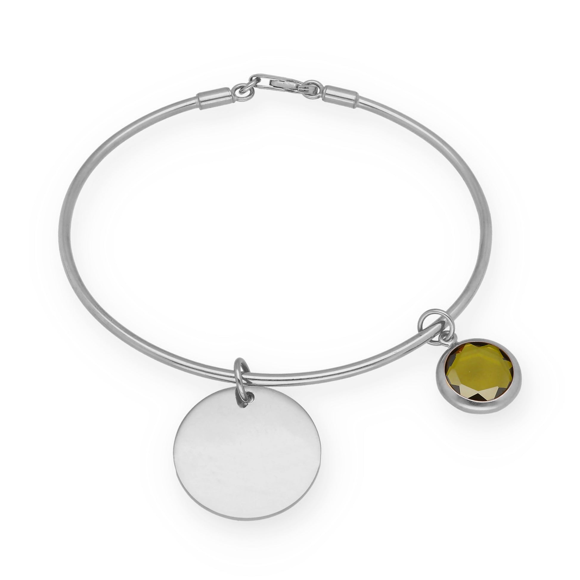 Pulsera Stone Rígida en Plata de Ley 925