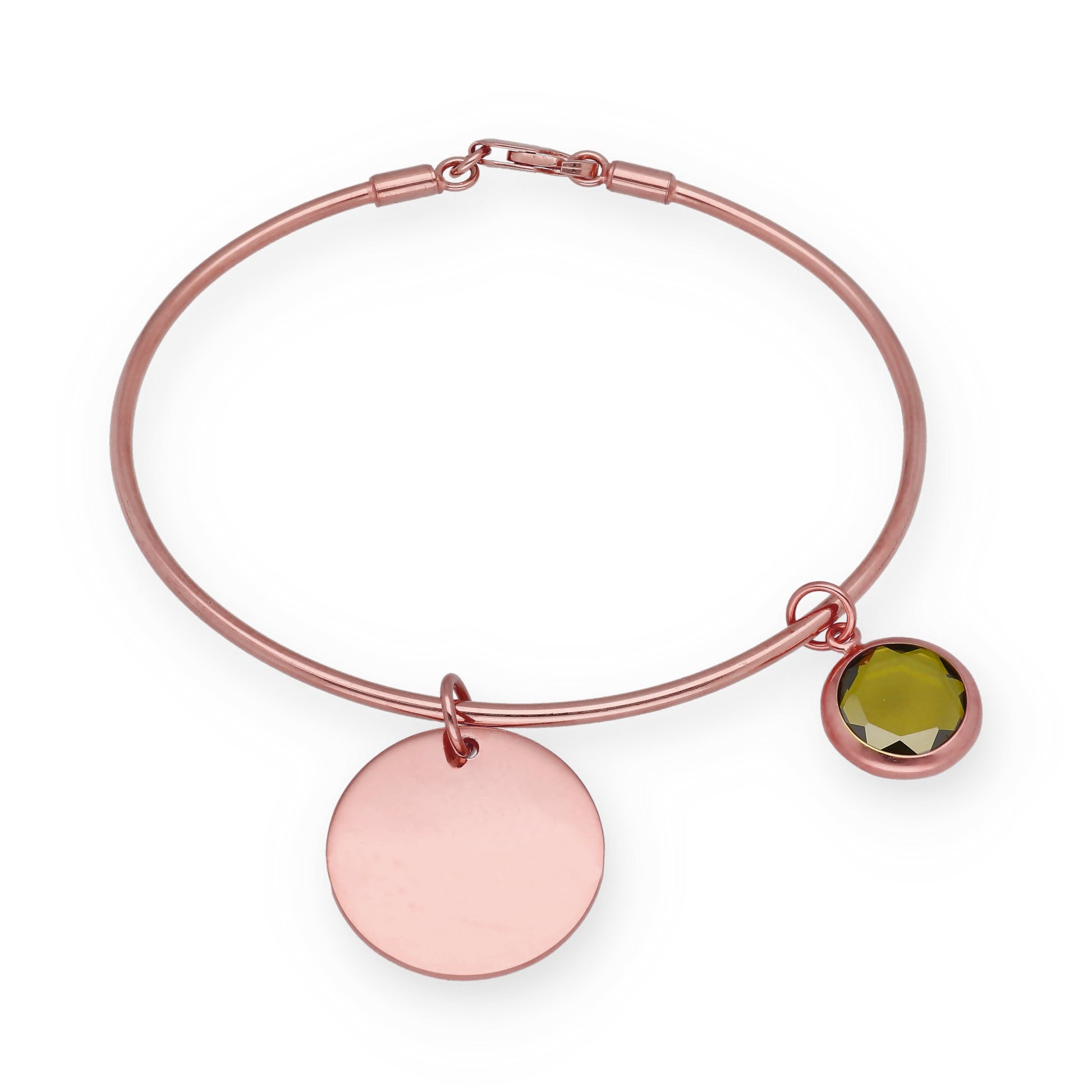 Pulsera Stone Rígida en Plata de Ley 925 y baño Oro 18k