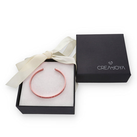Pulsera Belina en Plata de Ley 925 y baño Oro rosa 18k