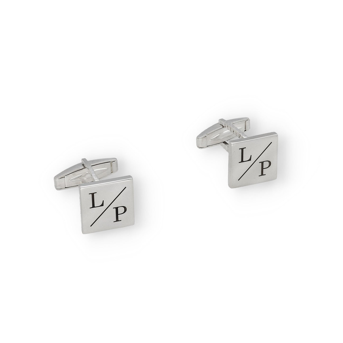 Gemelos Damon en Plata de Ley 925 y baño Oro 18k