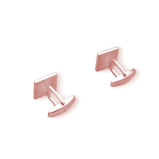 Gemelos Damon en Plata de Ley 925 y baño Oro rosa 18k