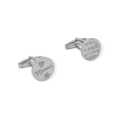 Gemelos Cielo en Plata de Ley 925 y baño Oro 18k