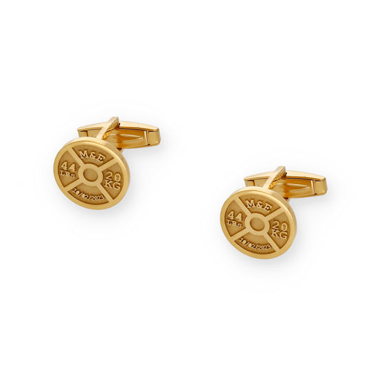 Gemelos Mancuernas en Plata de Ley 925 y baño Oro 18k