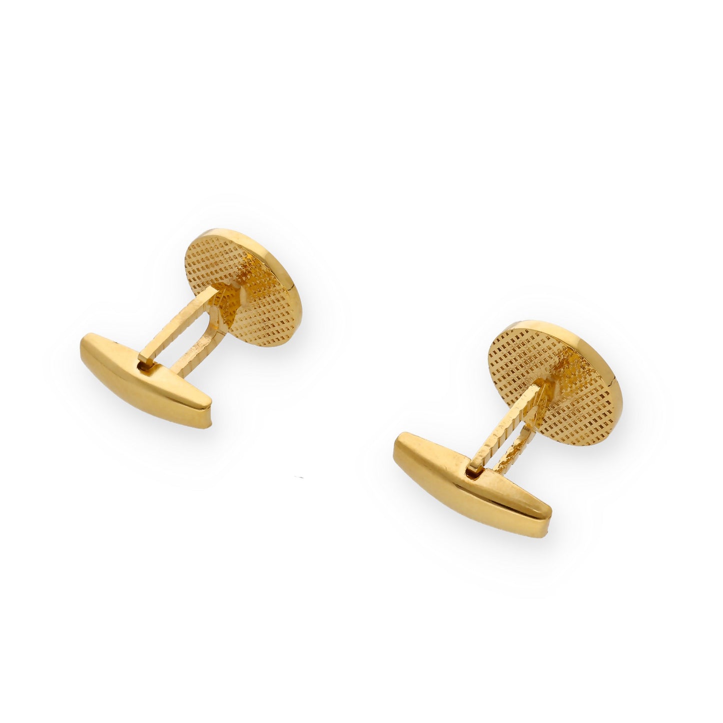 Gemelos Mancuernas en Plata de Ley 925 y baño Oro 18k