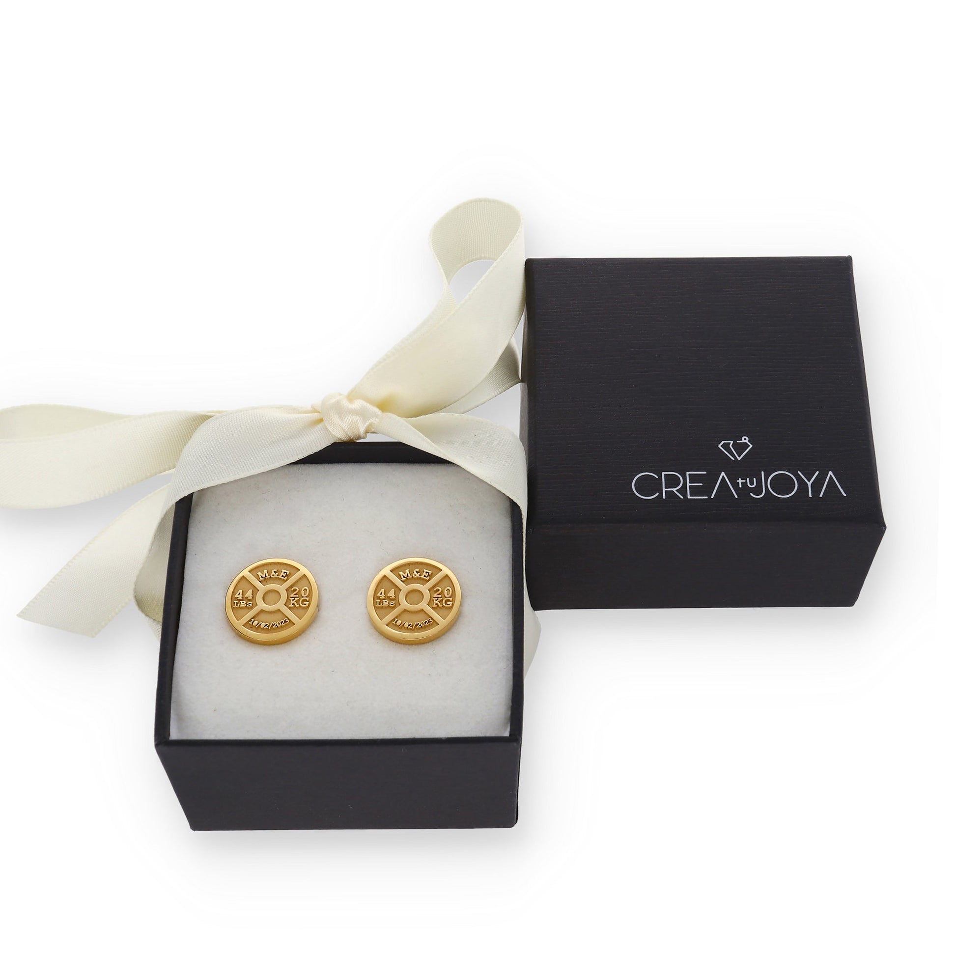 Gemelos Mancuernas en Plata de Ley 925 y baño Oro 18k