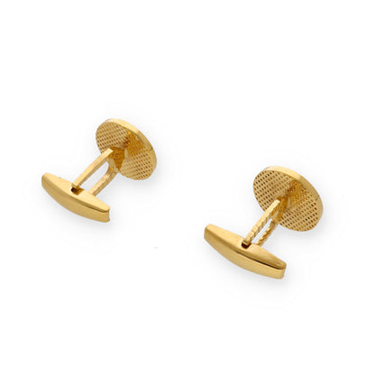 Gemelos Mancuernas en Plata de Ley 925 y baño Oro rosa 18k