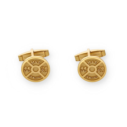 Gemelos Mancuernas en Plata de Ley 925 y baño Oro rosa 18k