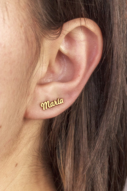 Pendiente Trepador en Plata de Ley 925 y baño Oro 18k