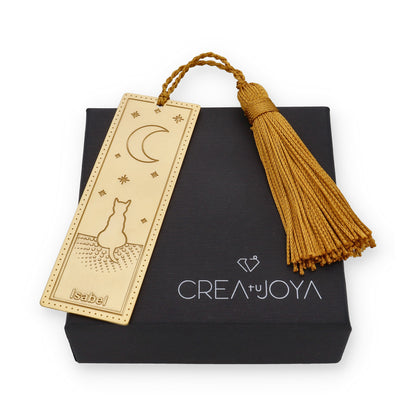 Marcapáginas Luter en Plata de Ley 925 y Baño Oro 18k