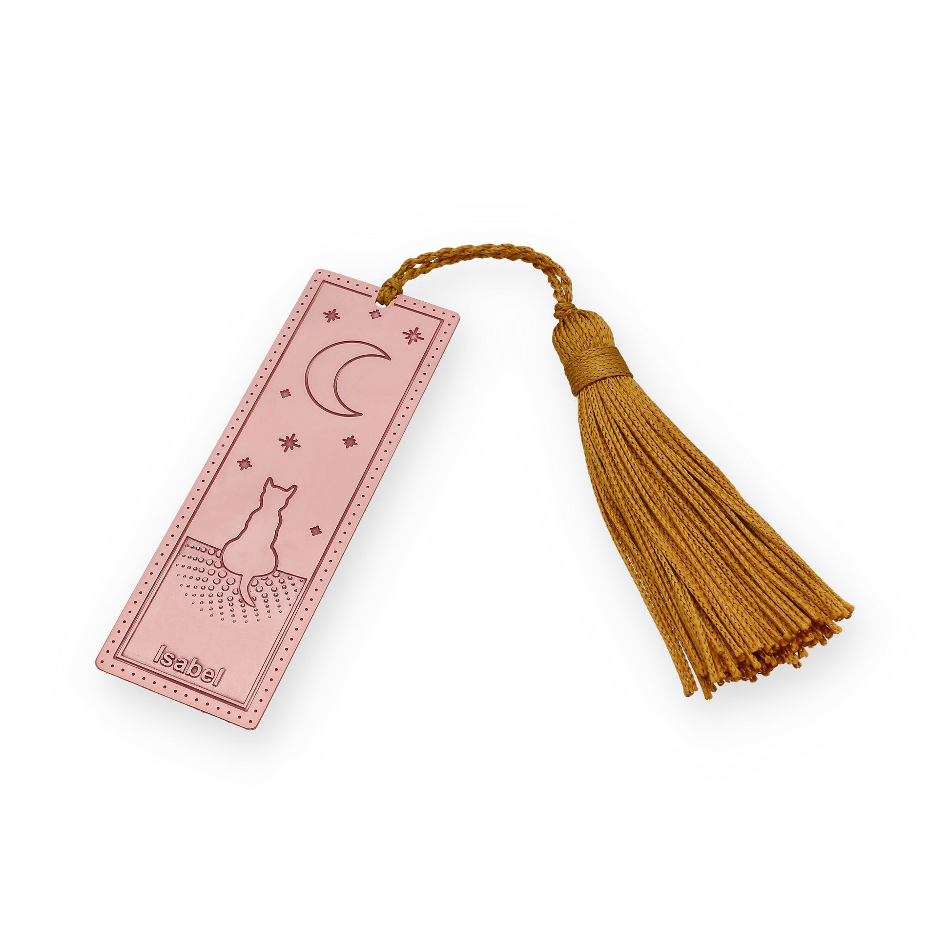 Marcapáginas Luter en Plata de Ley 925 y Baño Oro rosa 18k