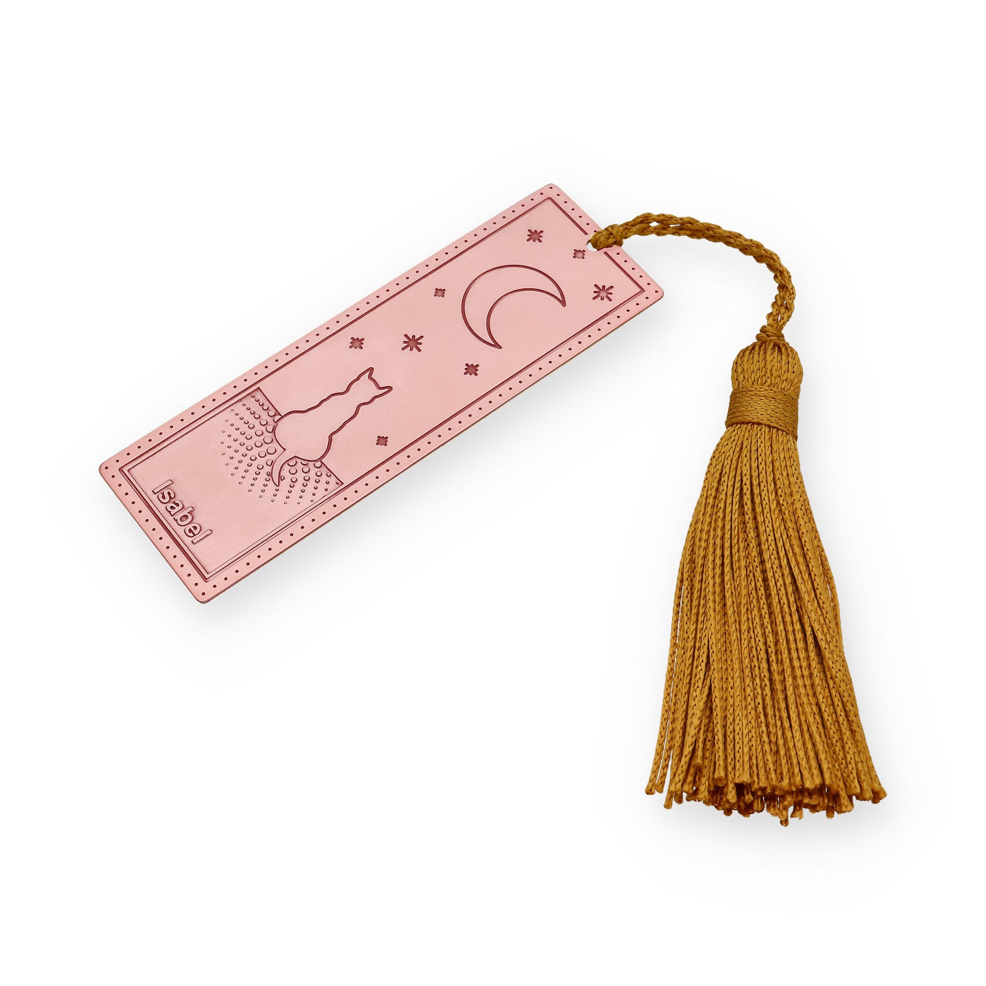 Marcapáginas Luter en Plata de Ley 925 y Baño Oro rosa 18k