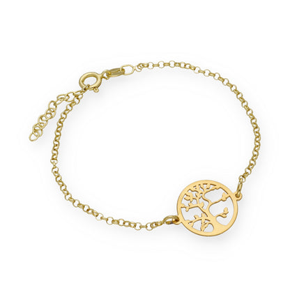 Pulsera Árbol de la vida en Plata de Ley 925