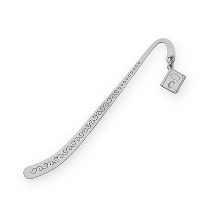 Marcapáginas Hockey en Plata de Ley 925 y baño Oro 18k