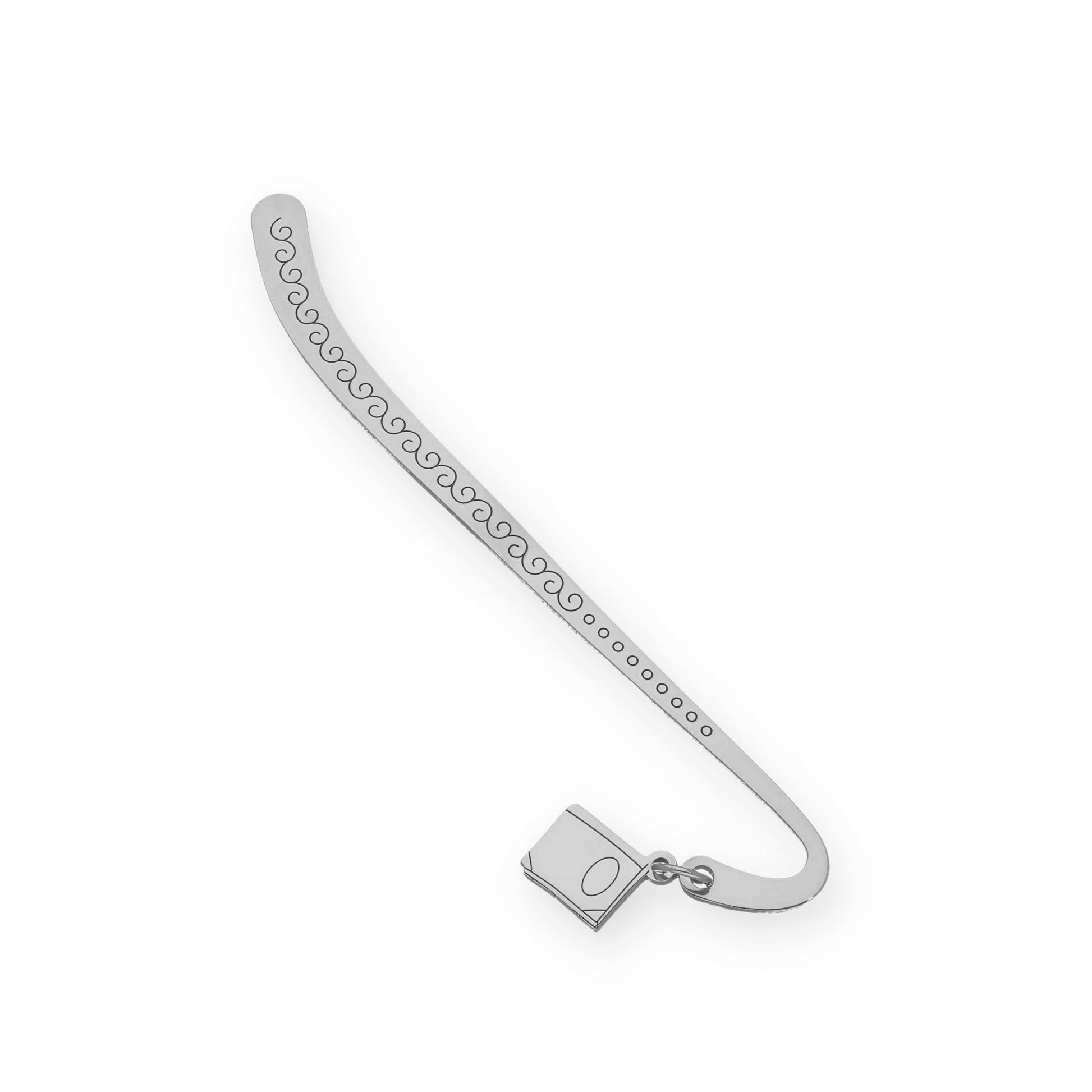 Marcapáginas Hockey en Plata de Ley 925 y baño Oro rosa 18k