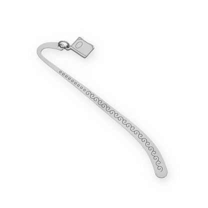 Marcapáginas Hockey en Plata de Ley 925 y baño Oro rosa 18k