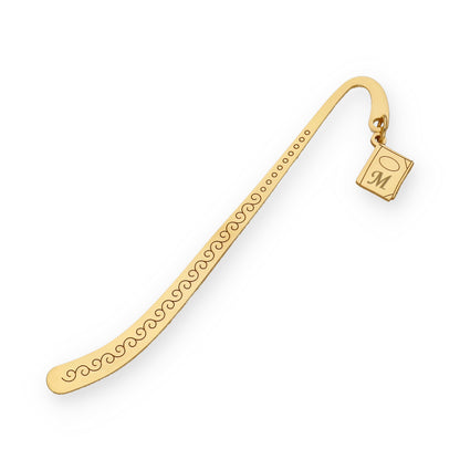 Marcapáginas Hockey en Plata de Ley 925 y baño Oro rosa 18k