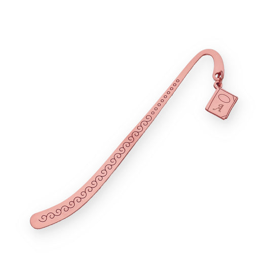 Marcapáginas Hockey en Plata de Ley 925 y baño Oro rosa 18k