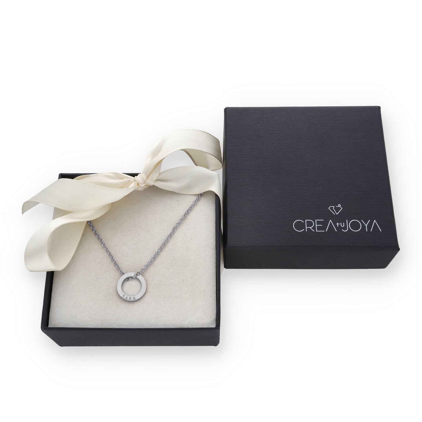 Colgante Salma Aros en Plata de Ley 925 y Baño Oro 18k