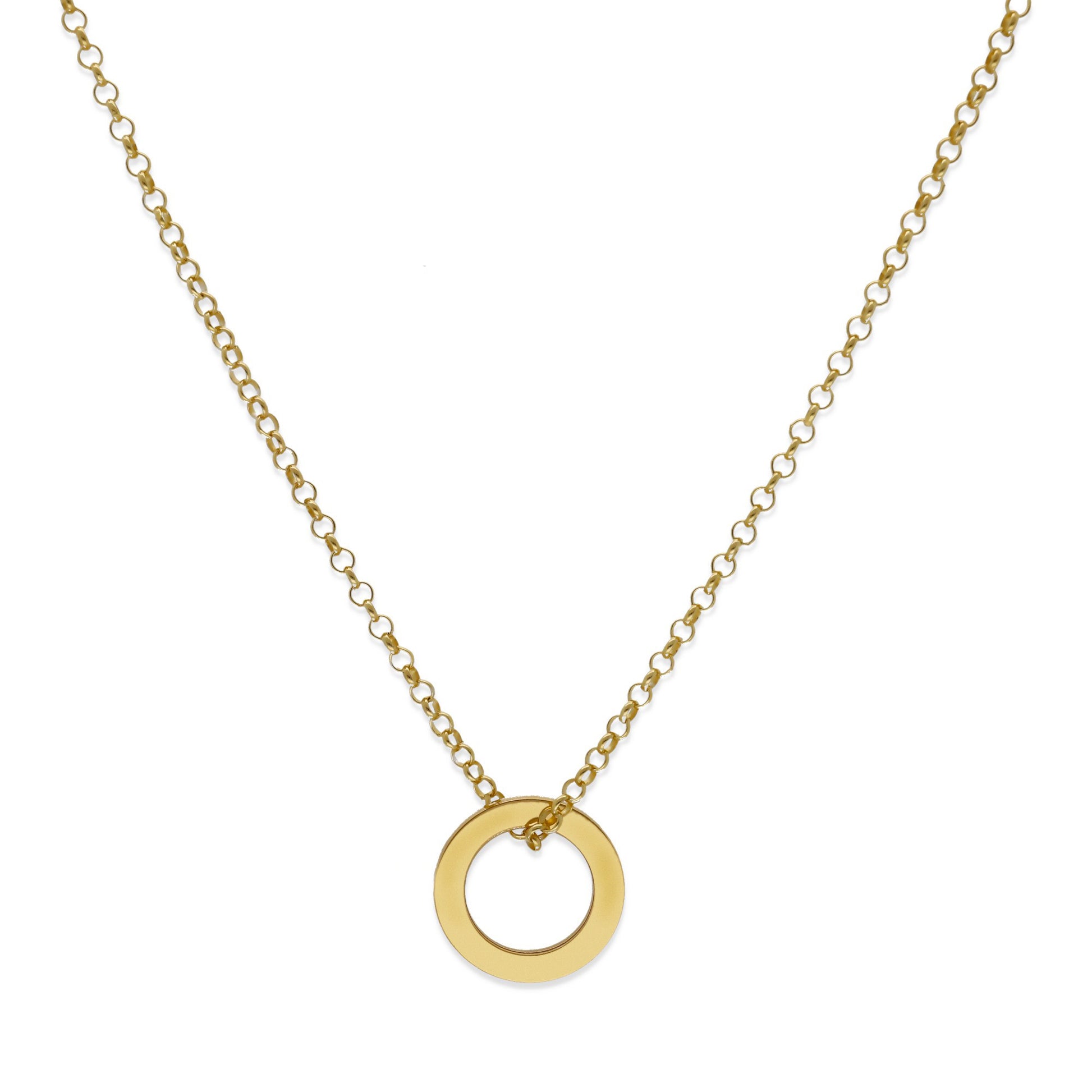 Colgante Salma Aros en Plata de Ley 925 y Baño Oro 18k