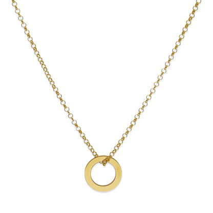 Colgante Salma Aros en Plata de Ley 925 y Baño Oro 18k