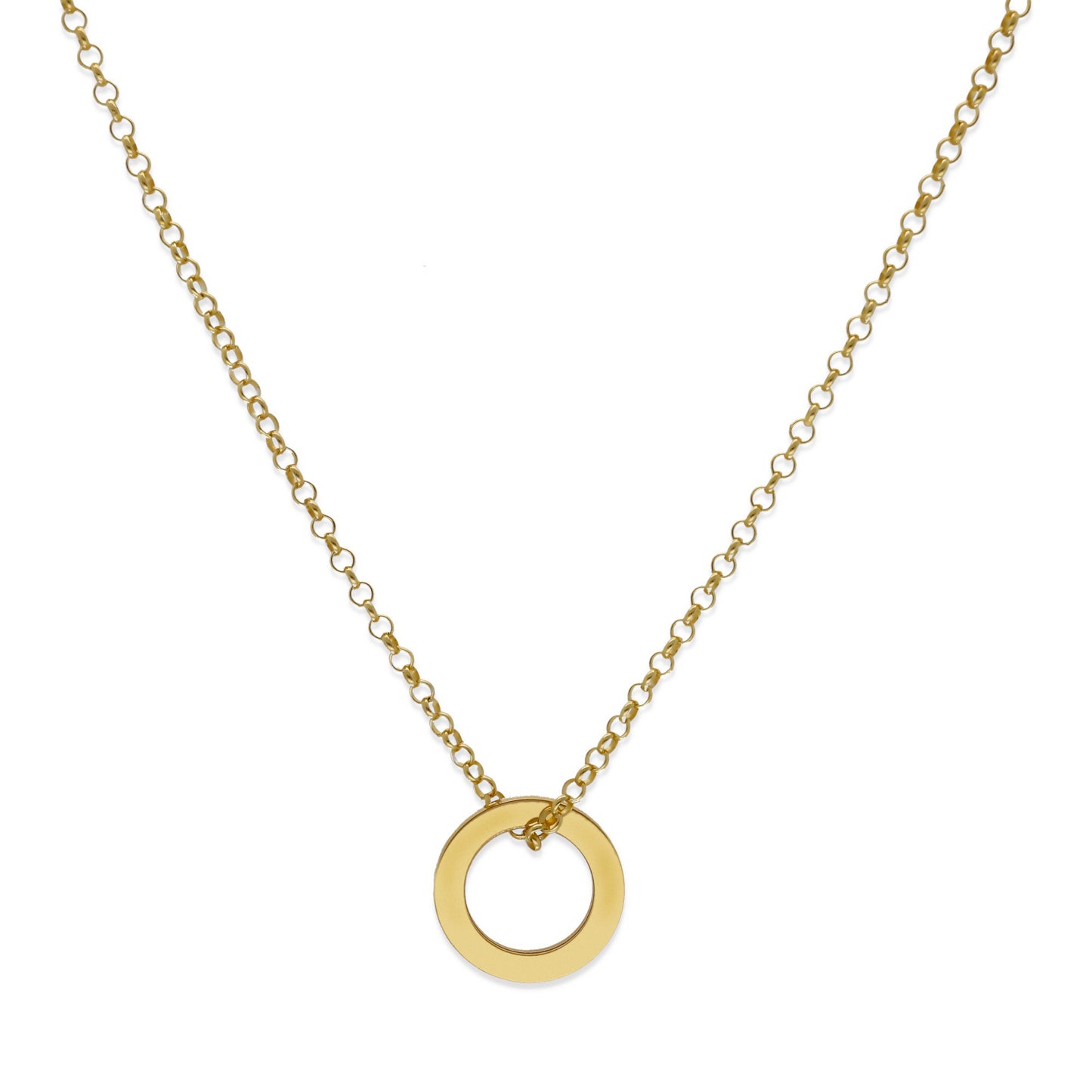 Colgante Salma Aros en Plata de Ley 925 y baño Oro rosa 18k