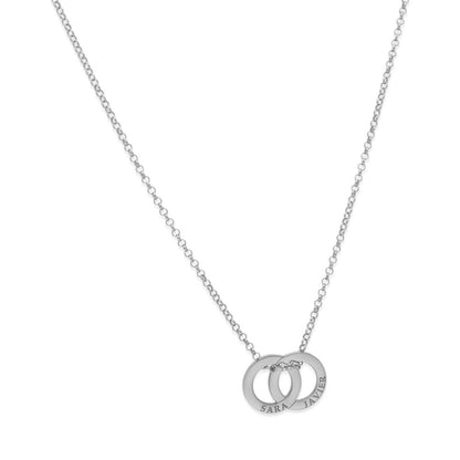 Colgante Salma Aros en Plata de Ley 925 y baño Oro rosa 18k