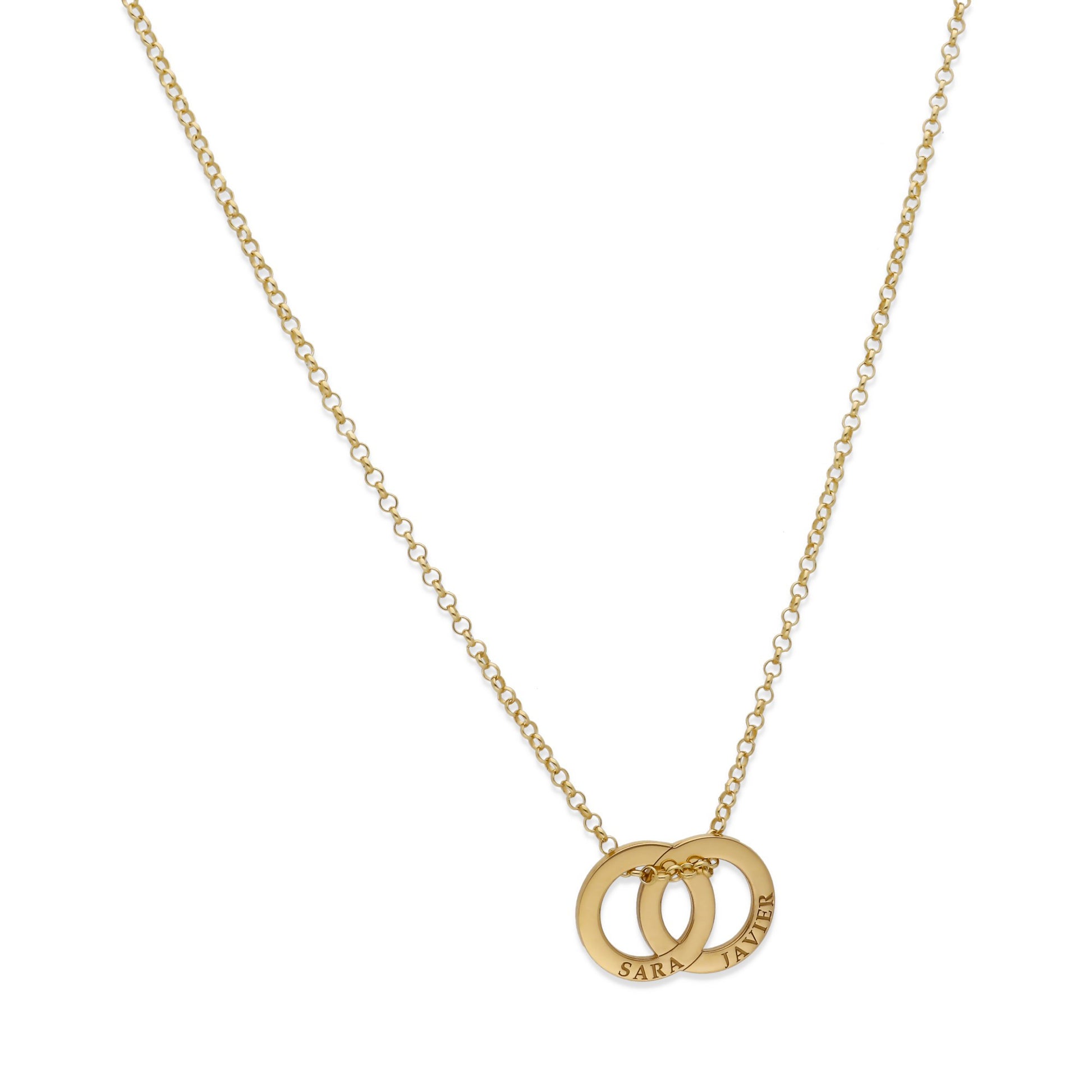 Colgante Salma Aros en Plata de Ley 925 y baño Oro rosa 18k