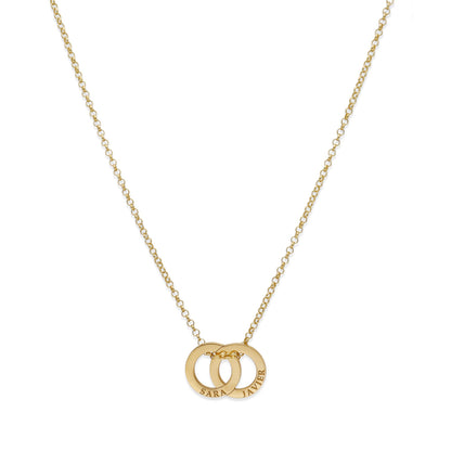 Colgante Salma Aros en Plata de Ley 925 y baño Oro rosa 18k