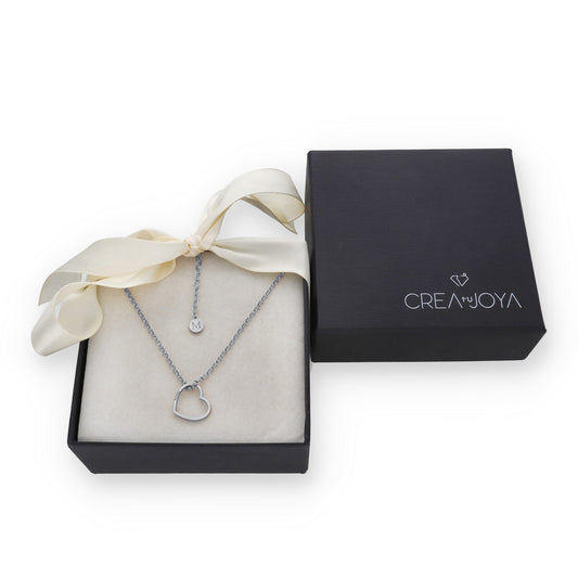 Colgante Roma Corazón en Plata de Ley 925