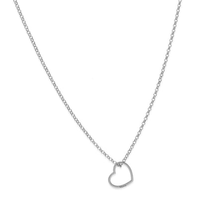 Colgante Roma Corazón en Plata de Ley 925 y baño Oro 18k