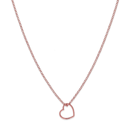 Colgante Roma Corazón en Plata de Ley 925 y baño Oro 18k
