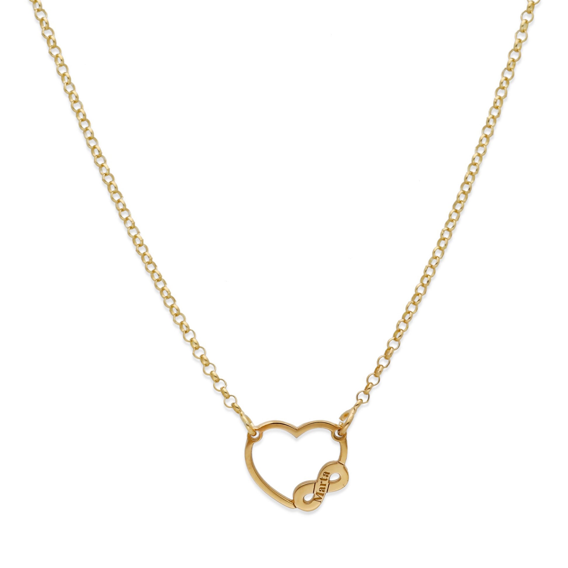 Colgante Corazón Infinito en Plata de Ley 925