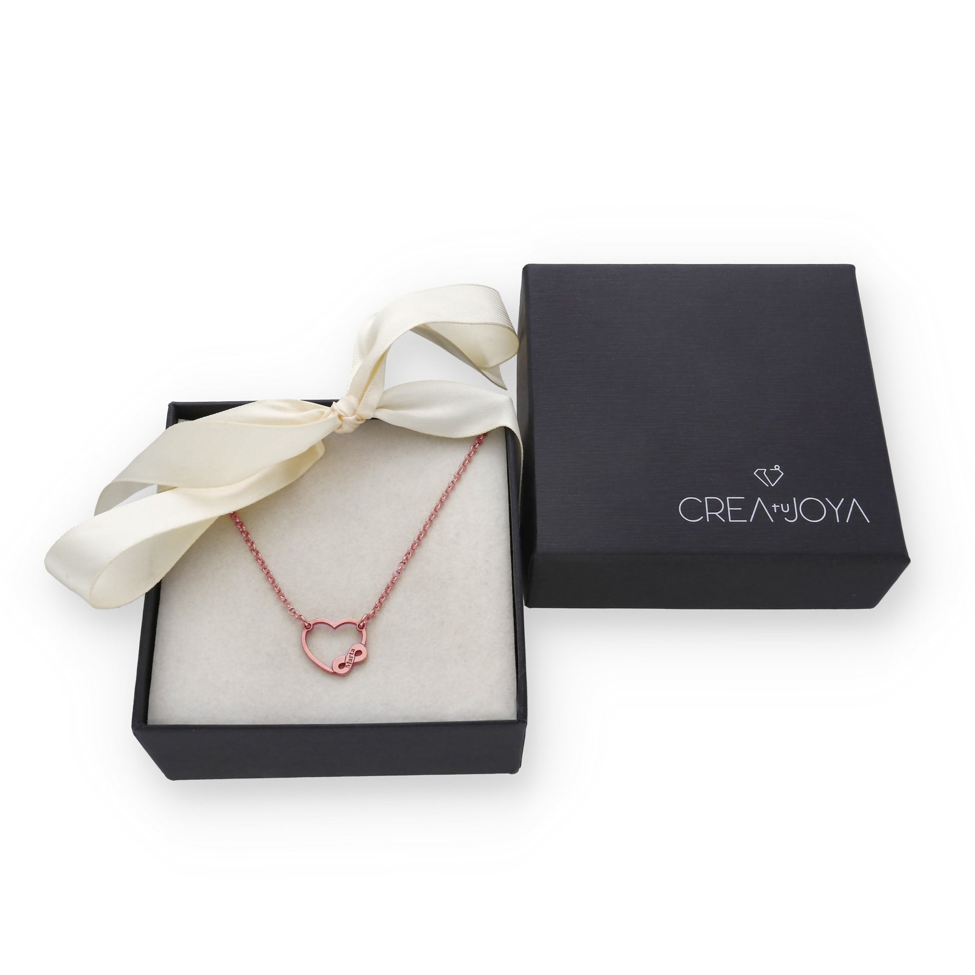 Colgante Corazón Infinito en Plata de Ley 925