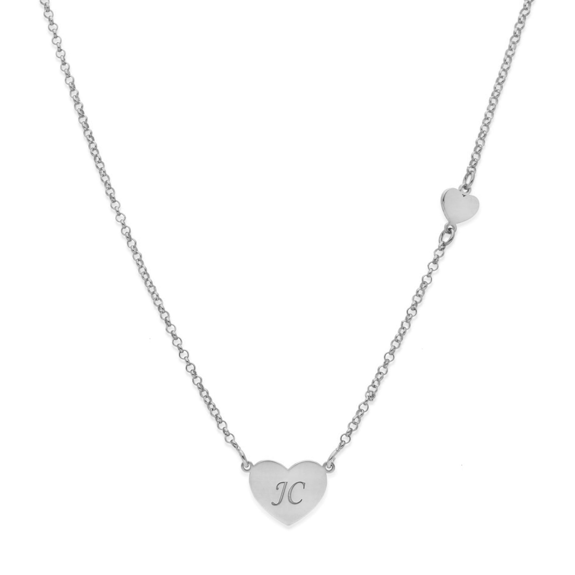 Colgante Aine Corazón en Plata de Ley 925 y baño Oro 18k