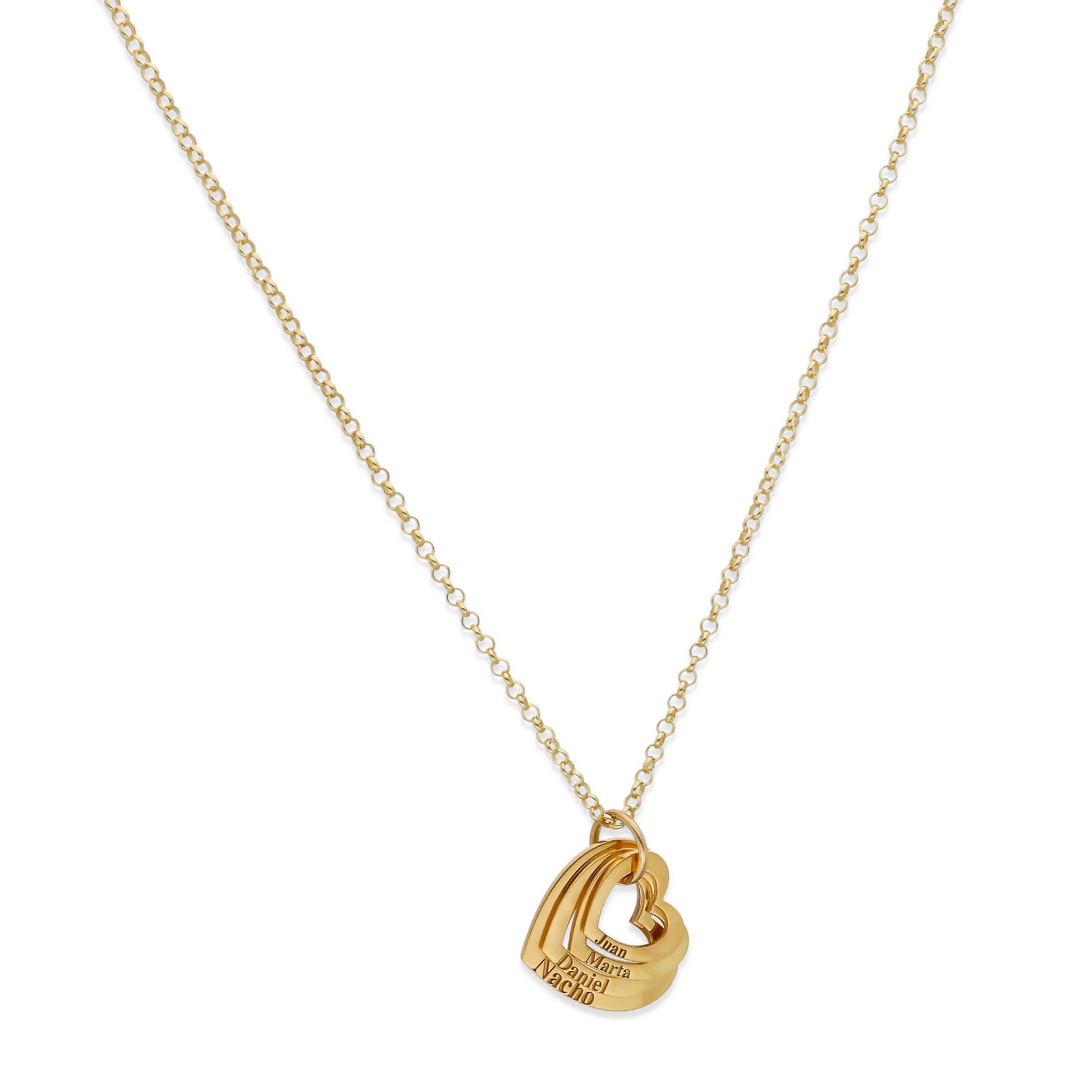 Colgante Alma Corazones en Plata de Ley 925
