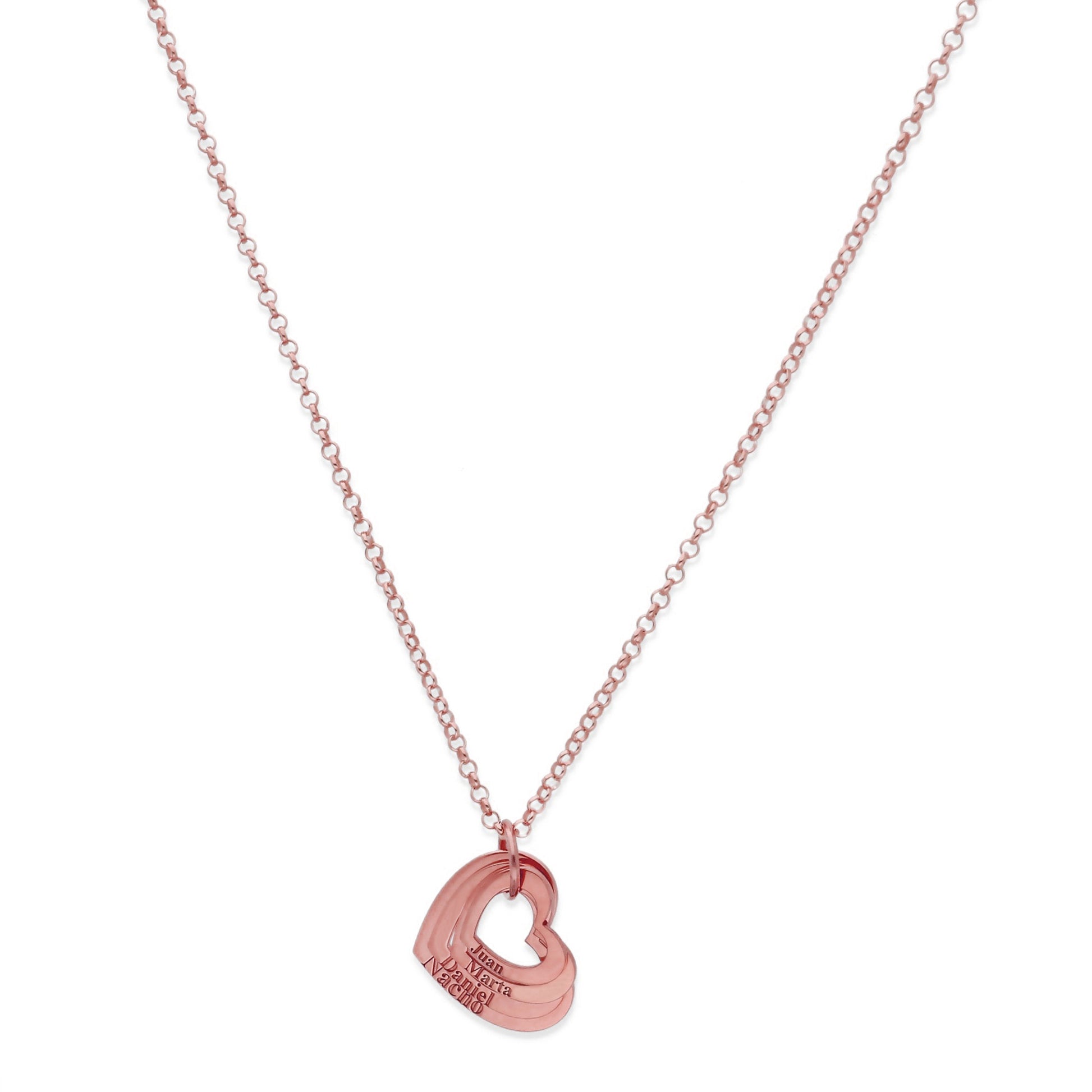 Colgante Alma Corazones en Plata de Ley 925