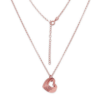Colgante Alma Corazones en Plata de Ley 925